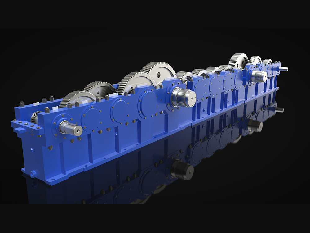 冶金專用一字型減速機###Metallurgical Line-Shaped Gearbox