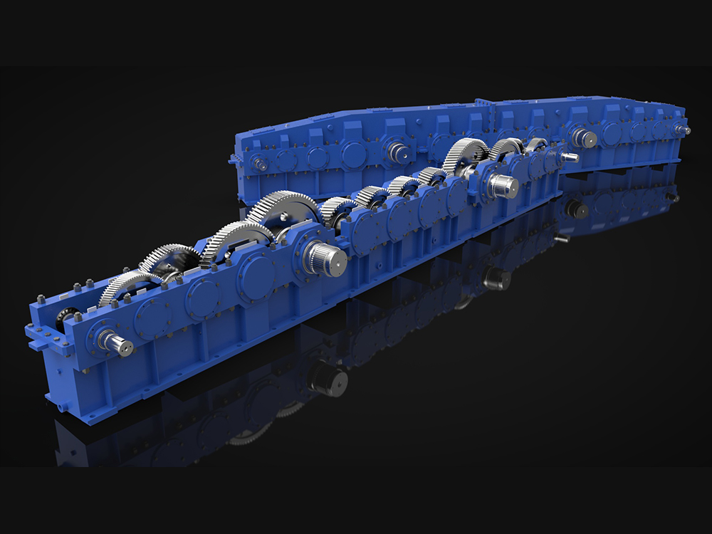 冶金專用一字型減速機###Metallurgical Line-Shaped Gearbox