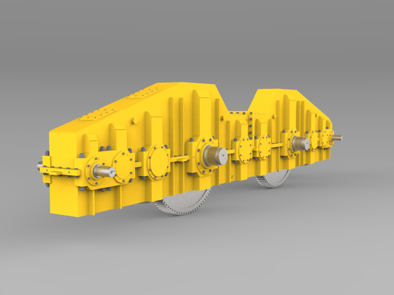 冶金專用一字型減速機###Metallurgical Line-Shaped Gearbox