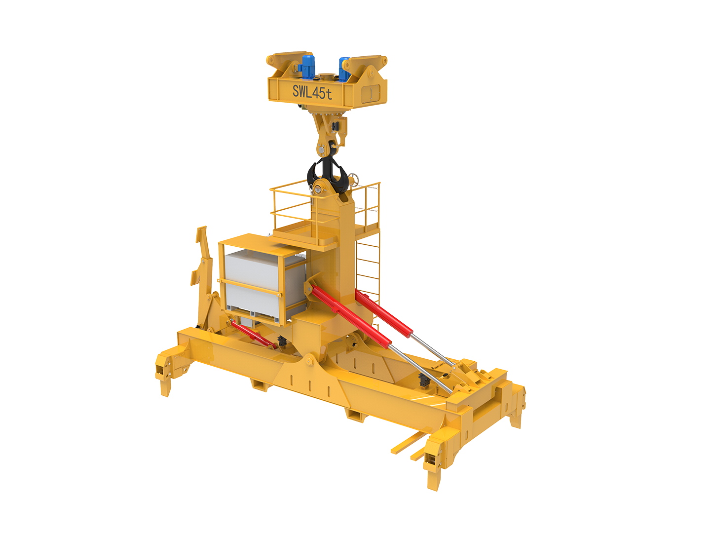 傾翻式集裝箱吊具###TIPPING CONTAINER SPREADER