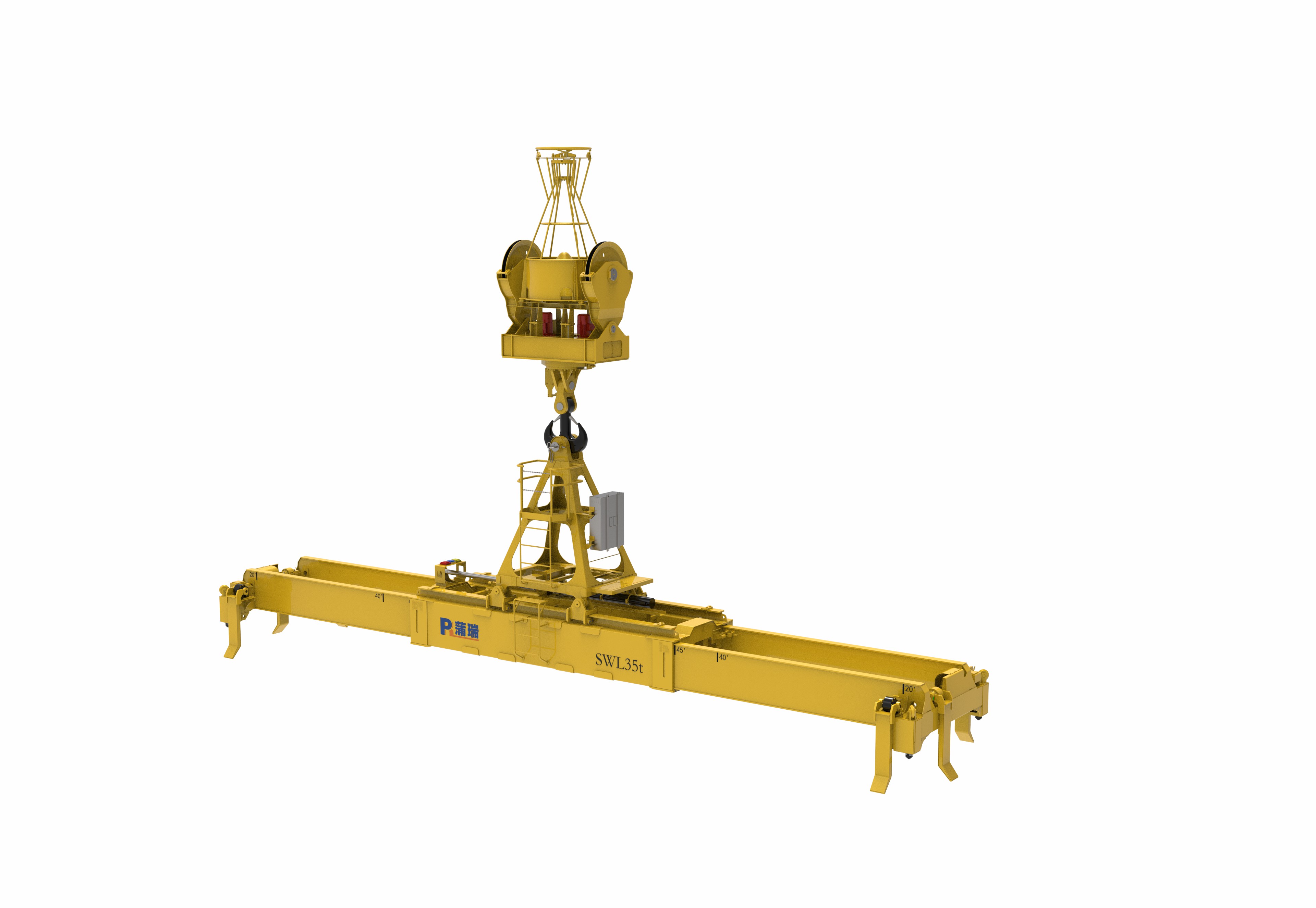 旋轉(zhuǎn)吊具###Rotating spreader